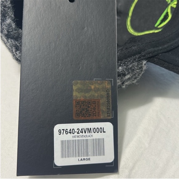 Harley-Davidson Large Hat Willie G Skull Fitted Flap Hat Black Beauty 7 3/8 NWT - Picture 11 of 11